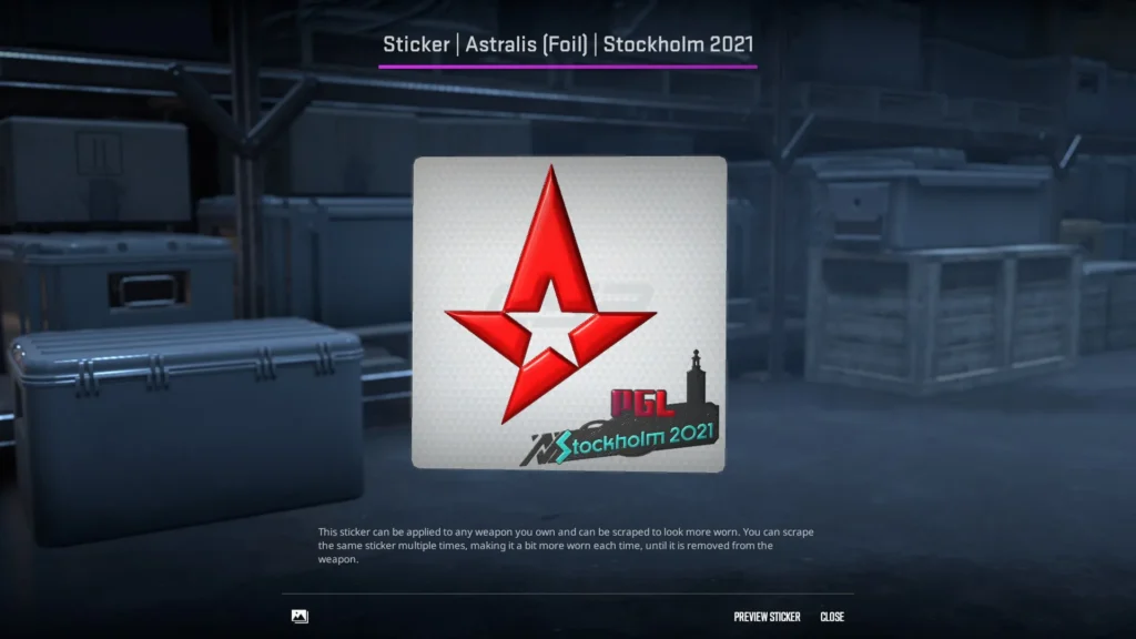 Sticker: Astralis | Stockholm 2021