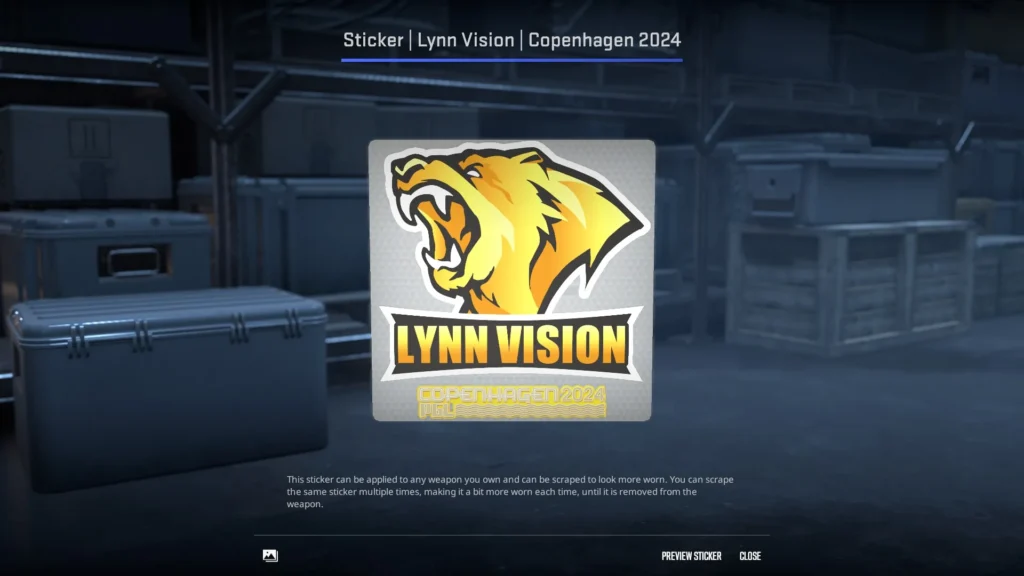 Sticker: Lynn Vision | Copenhagen 2024