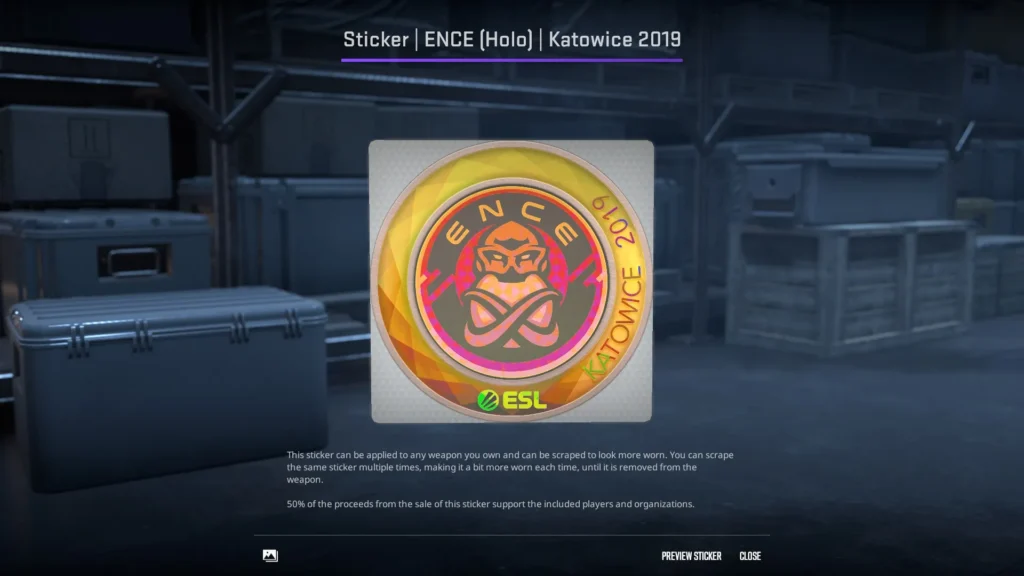 Sticker | ENCE | Katowice 2019