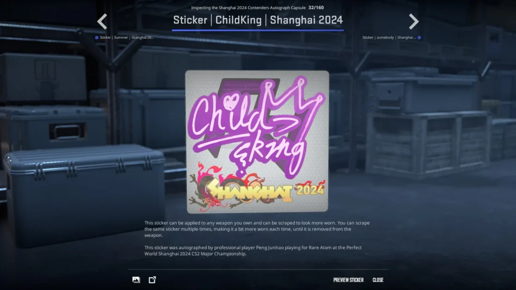 Sticker | ChildKing | Shanghai 2024