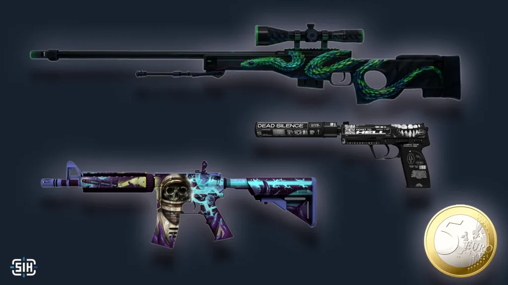 Best CS2 Skins Under 5 Euros for the Most Popular Weapons in the Game