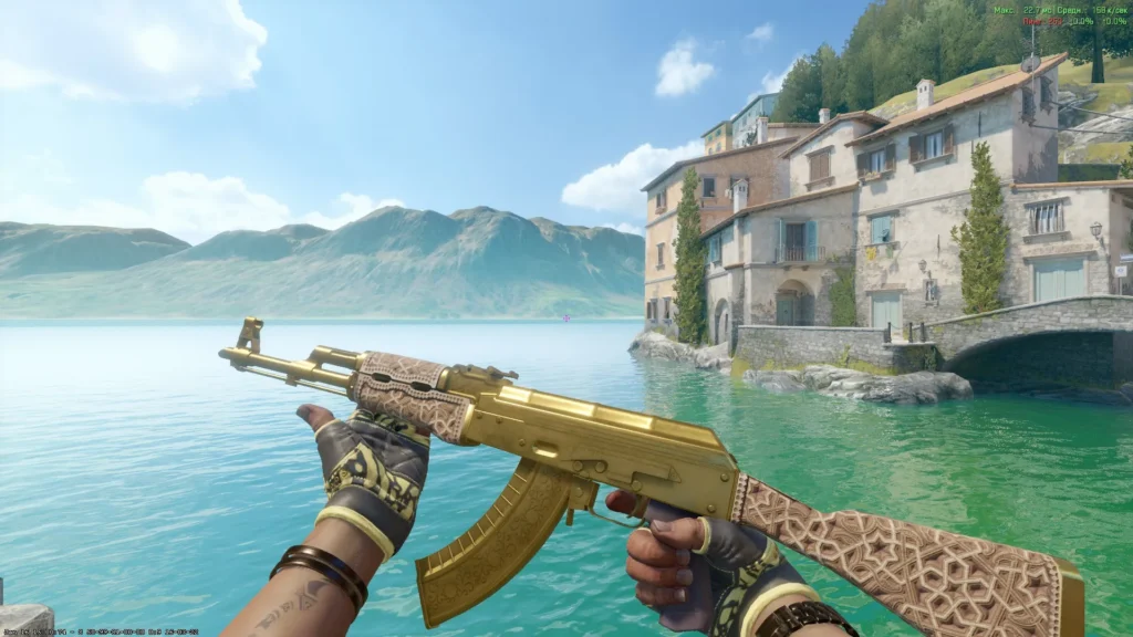 AK-47 | Gold Arabesque