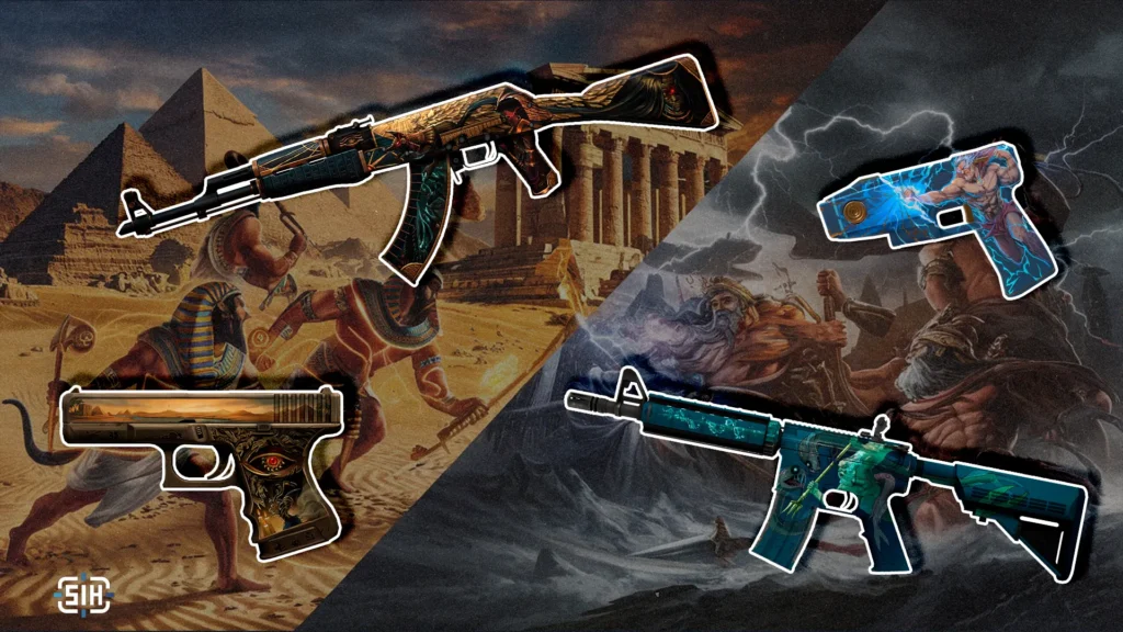 CS2 Skins in the Style of Ancient Egypt and Ancient Greece: Harness the Power of the Gods and Dominate the Server