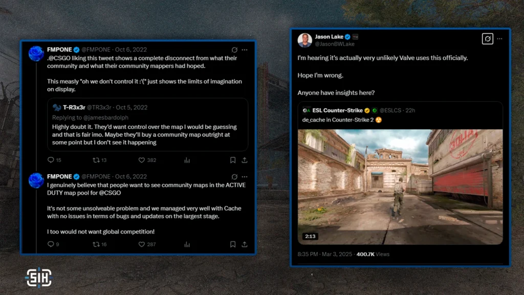 Why Was Cache Removed from the Map Pool and Is There a Chance of Return?