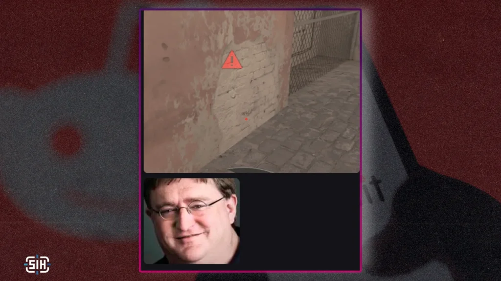 Easter Egg on Mirage: Gabe is Watching Us!