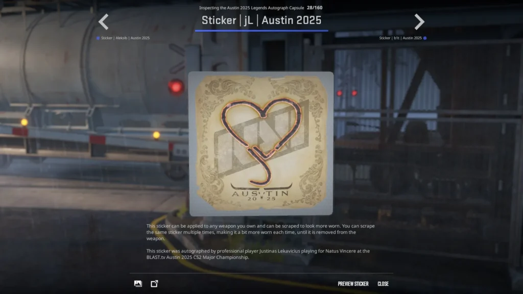 Sticker | jL | Austin 2025