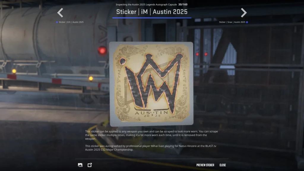 Sticker | iM | Austin 2025