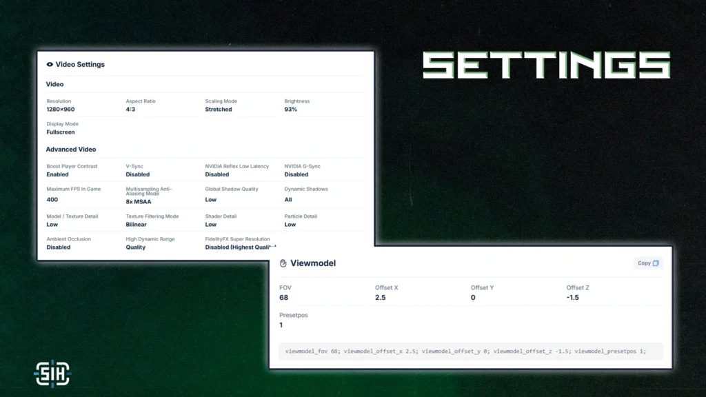 kyousuke's settings