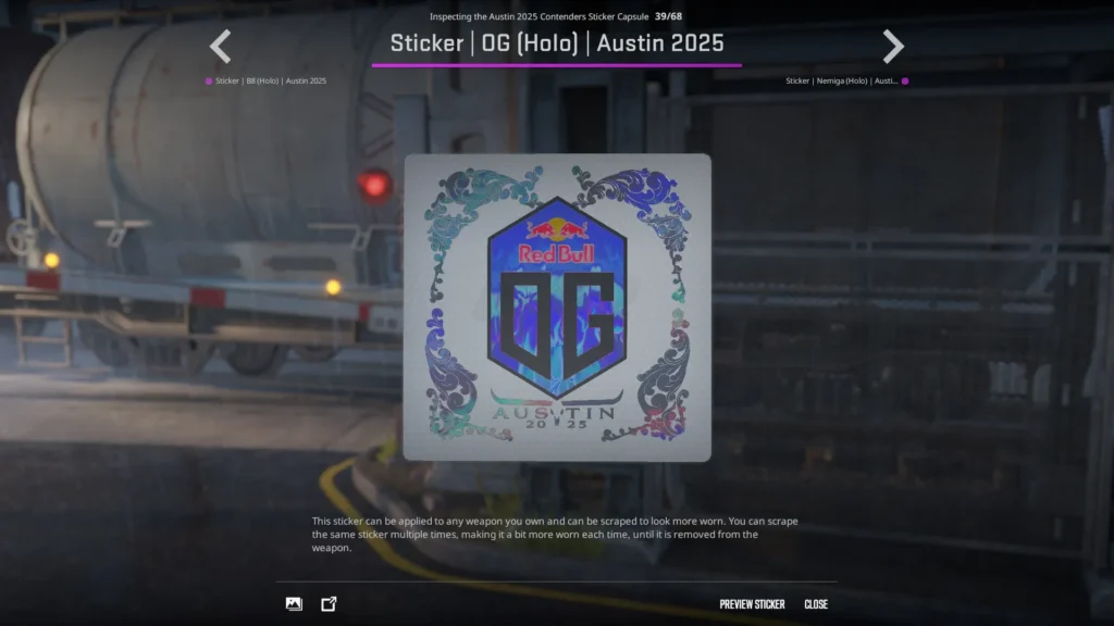 Sticker | OG (Holo) | Austin 2025