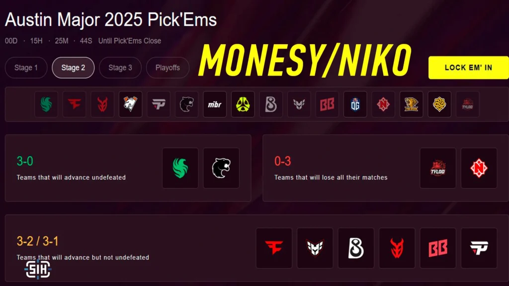 Pick'em challenge from m0NESY and NiKo