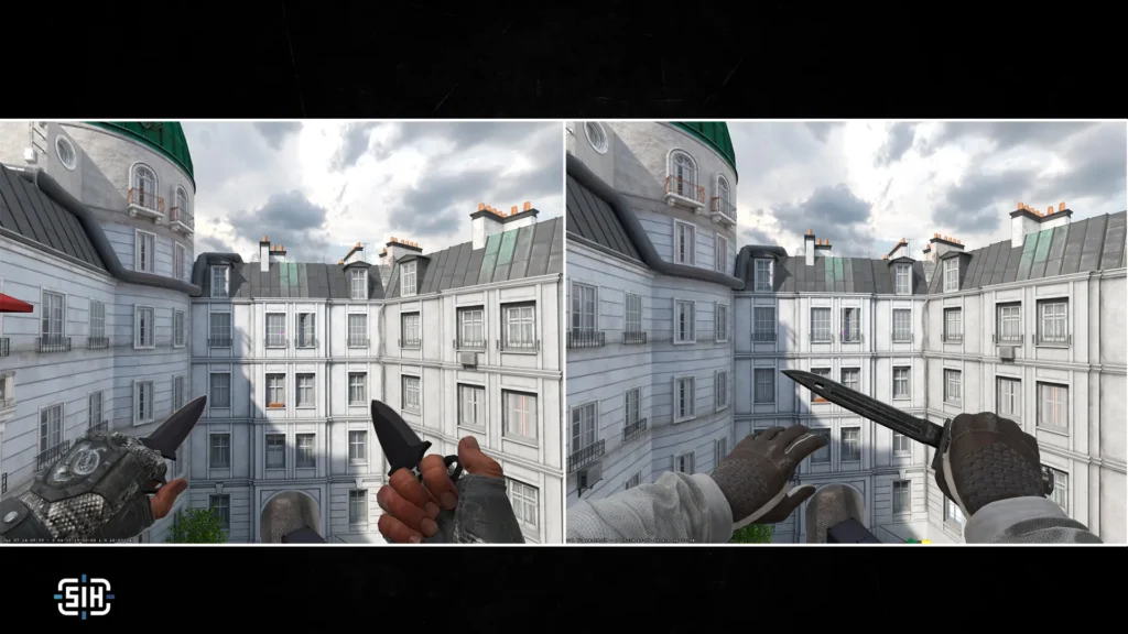 Gloves + Knife