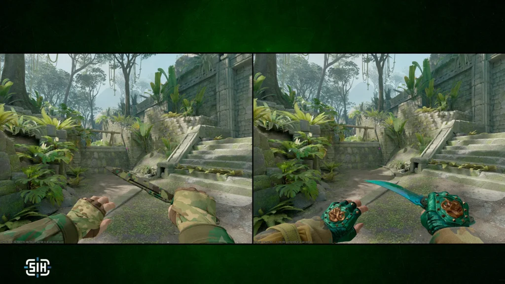 Gloves + Knife