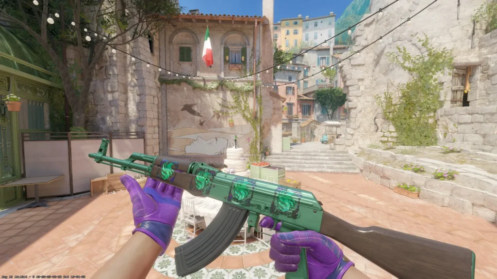 AK-47 | Wintergreen + Falcons