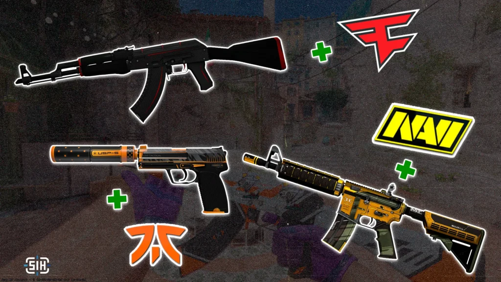 Combining Skins with Team Stickers in CS2. Best Major Sticker Combinations with Skins