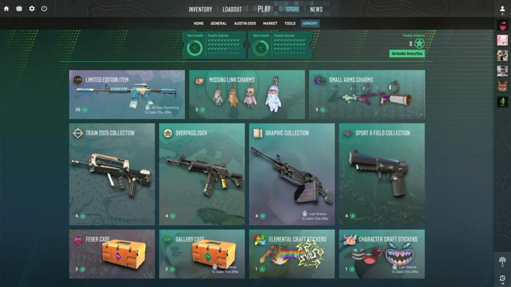 When will the collections be removed from the pass?