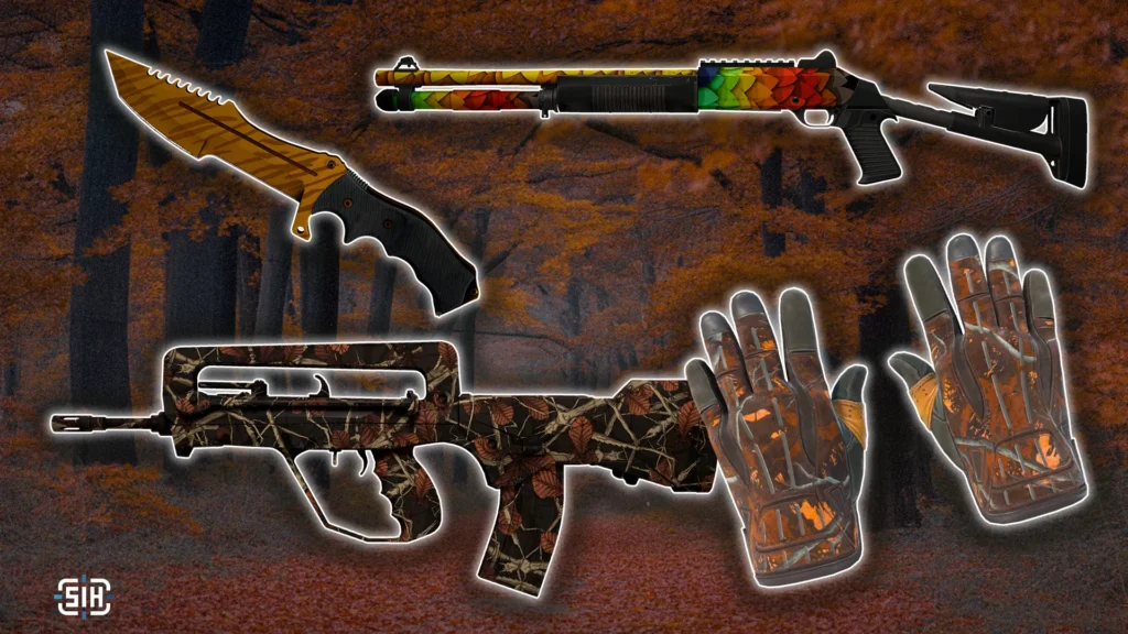 The Colors of Autumn in CS2. Orange, Red, and Yellow Skins That Rustle Like Leaves