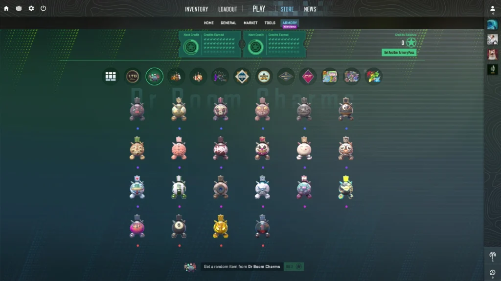New Charms