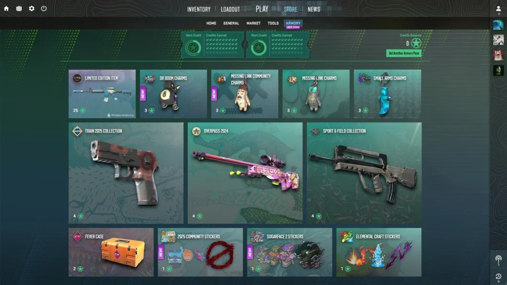 Cosmetics in the Armory: Charms, Stickers and...