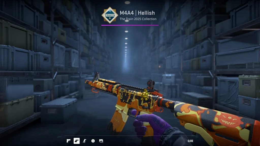M4A4 | Hellish + Lil' Ferno