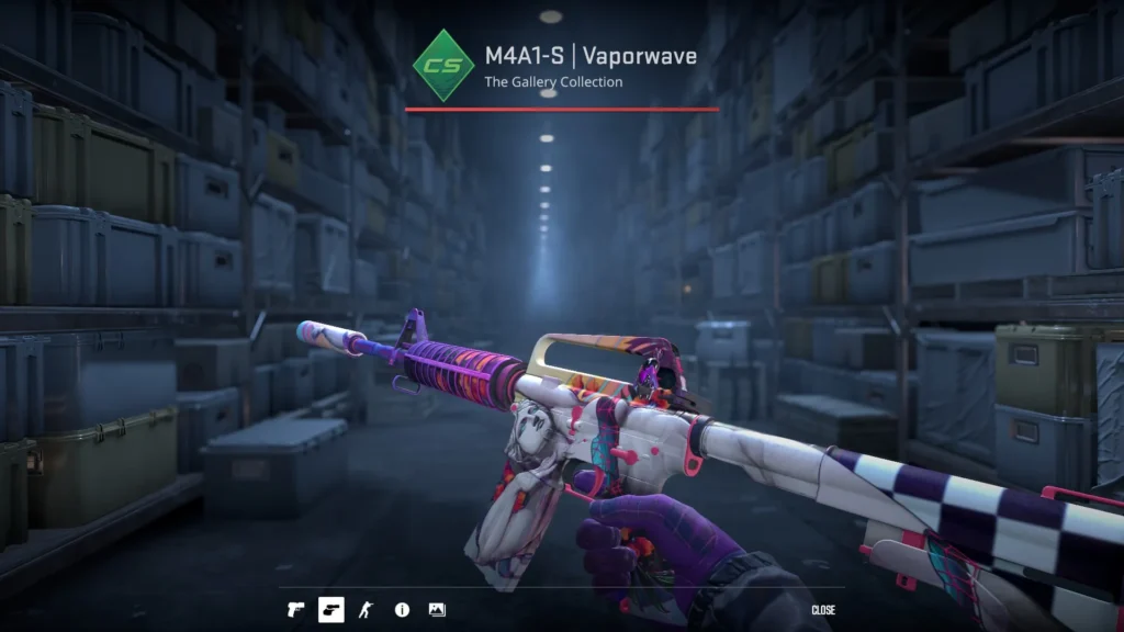 M4A1-S | Vaporwave + Quick Silver
