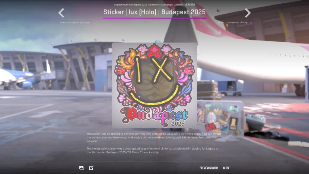 Sticker | lux | Budapest 2025