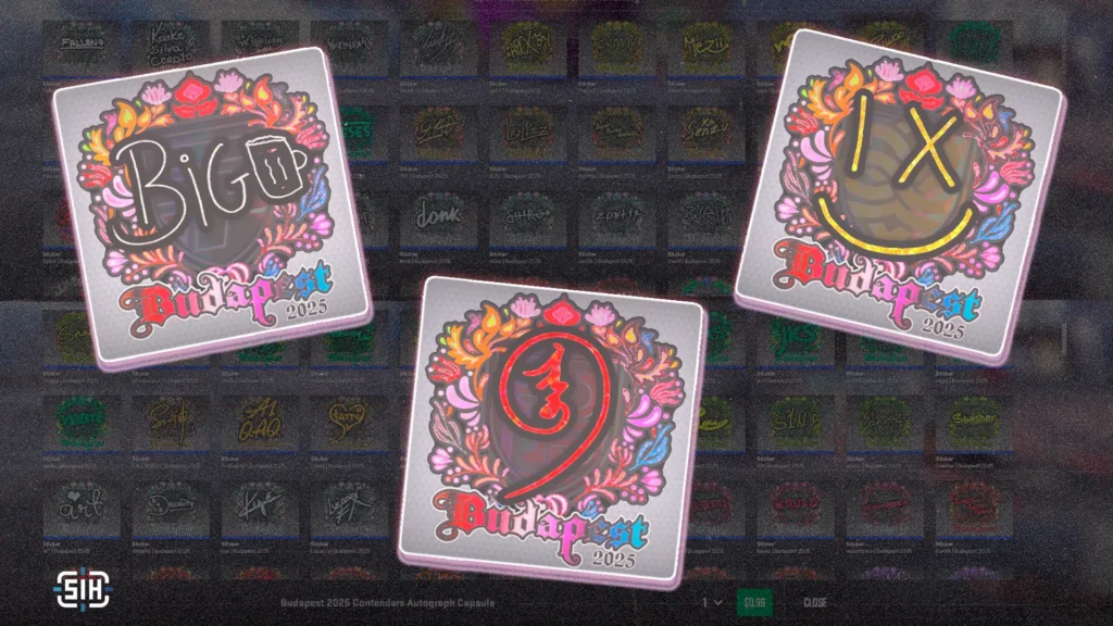 Top 10 Best Autographs (Stickers) StarLadder Major Budapest 2025