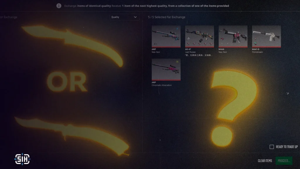 Guide to Crafting Knives and Gloves from Covert (Red) Skins in CS2