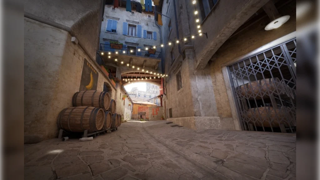 When something needed to be removed from the map pool, many bet it would be Inferno. But the "old-timer" turned out to be more alive than anyone, survived another reshuffle, and it must be admitted, quite deservedly, as the map has a high percentage of played matches. Its calling card is the famous "banana." This narrow alley became a place for countless highlights and a real proving ground for endlessly flying grenades. It was here that friberg from NIP was crowned the "King of Banana," and the developers left him eternal tribute by naming the street Adam Street (in honor of his real name). Inferno is a classic that never gets old.