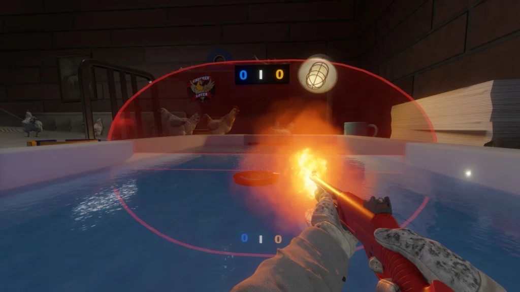 Chicken Hockey - 1v1/2v2 Air Hockey Mode