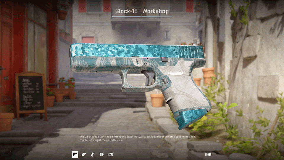 Glock-18 | Frozen Marble