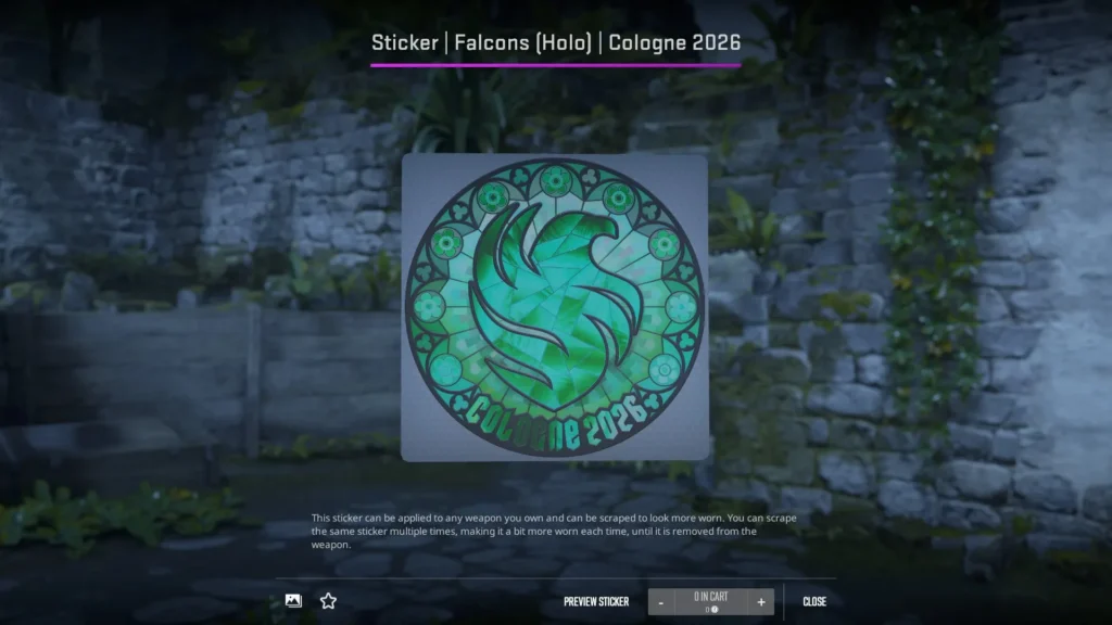 Sticker | Falcons | Cologne 2026 (Holo)