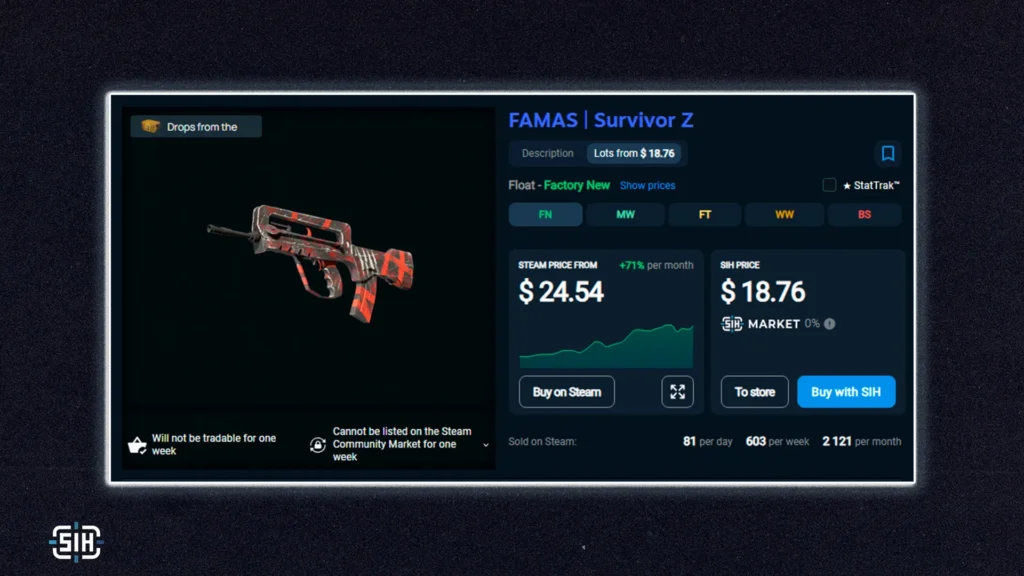 FAMAS | Survivor Z (Factory New)