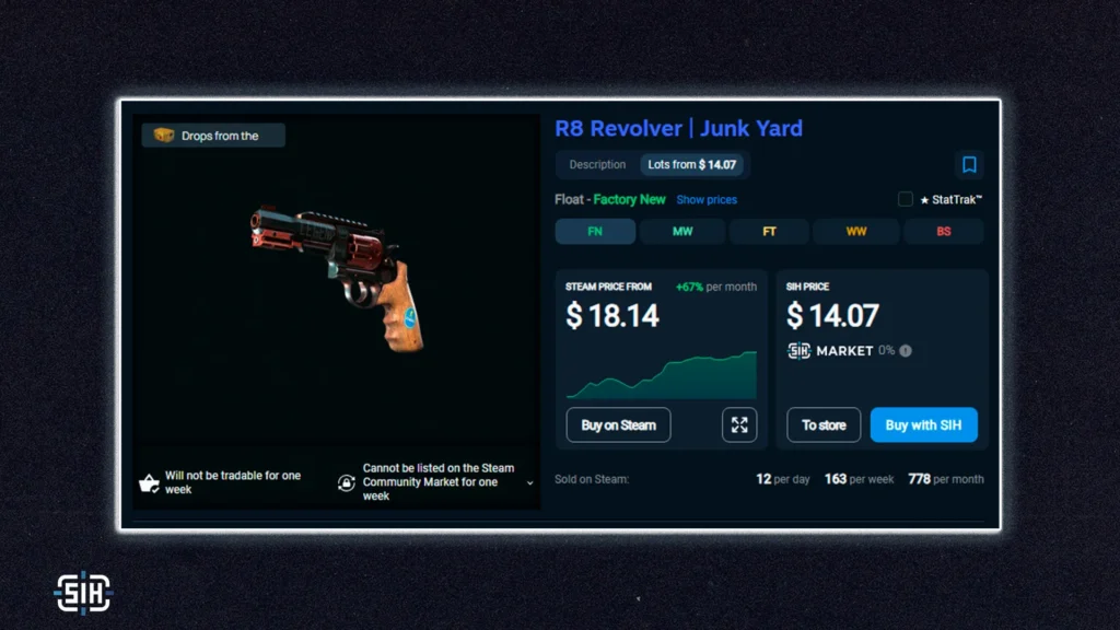 R8 Revolver | Junk Yard (Factory New)