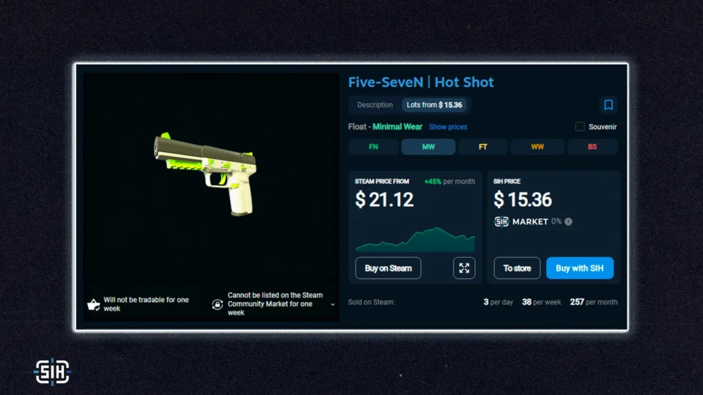 Five-SeveN | Hot Shot (Minimal Wear)