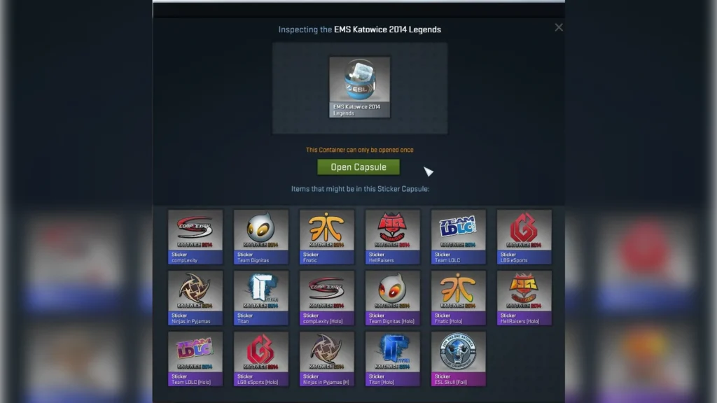 Majors and stickers