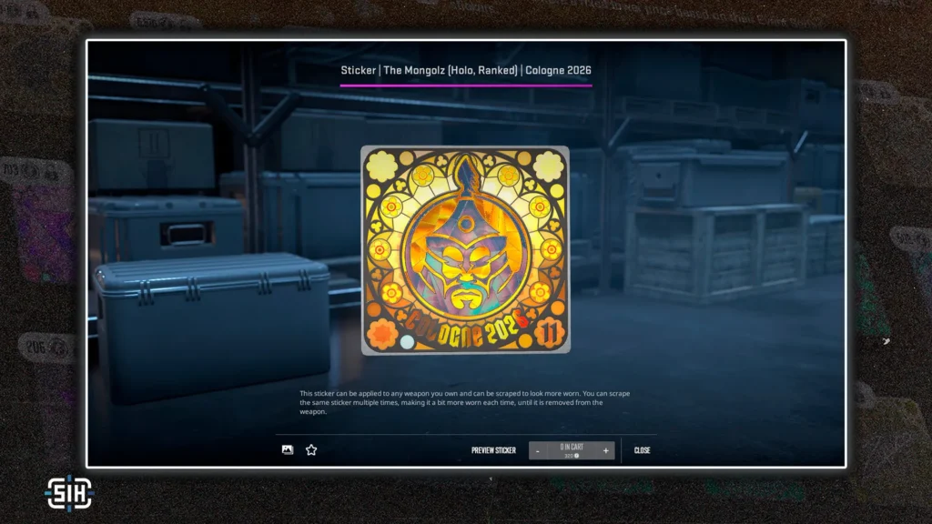 Sticker | The MongolZ (Holo, Ranked) | Cologne 2026