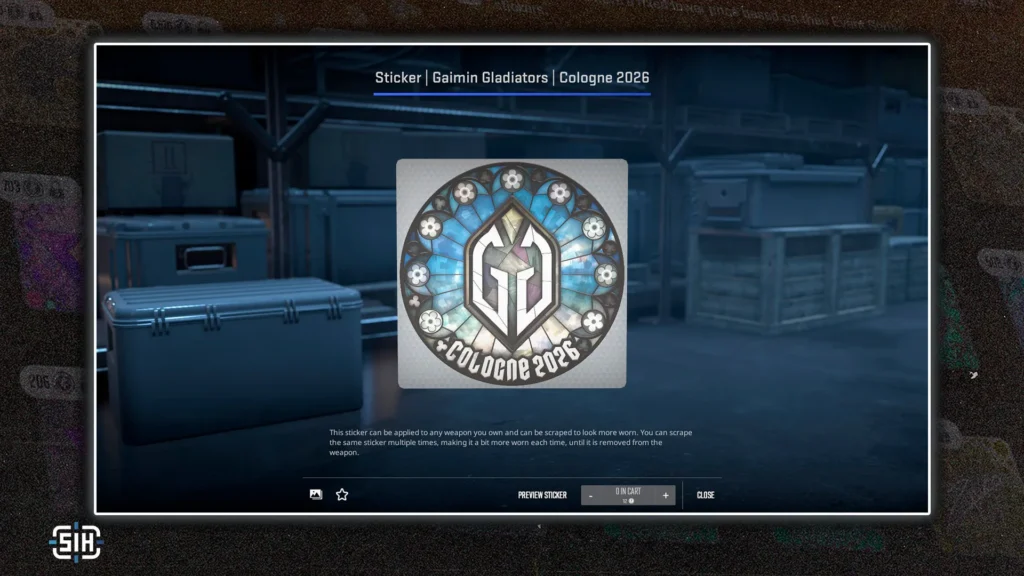 Sticker | Gaimin Gladiators | Cologne 2026