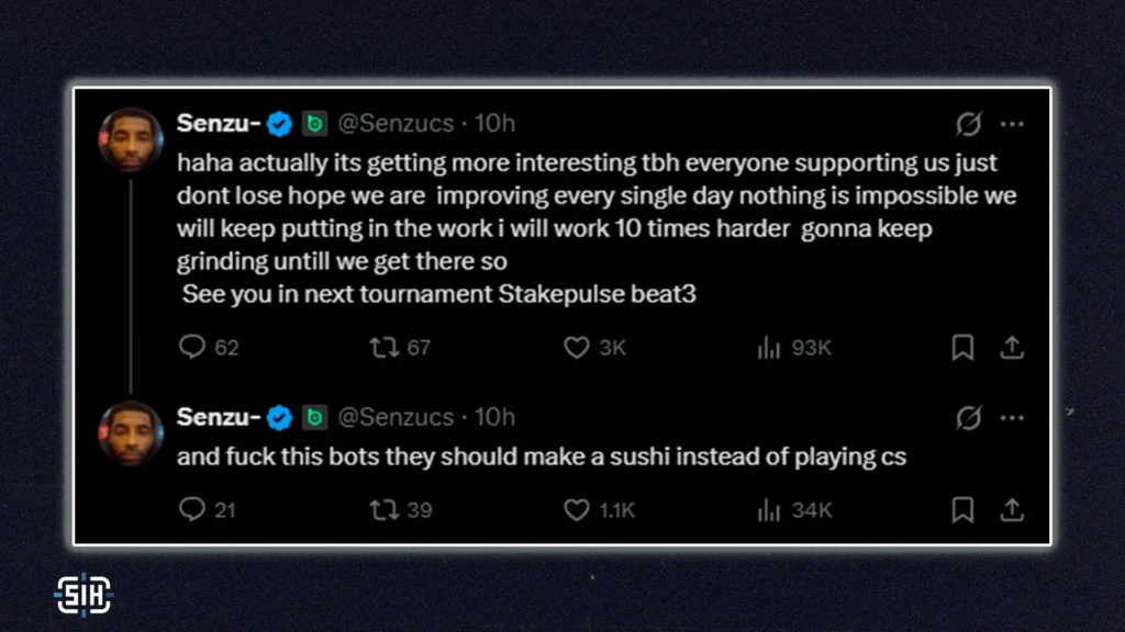 Senzu kept it upbeat