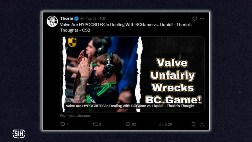 Against Valve's call